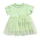 Little Girls Leopard Printed Ruffled Bowknot Party Dress childrensterritory