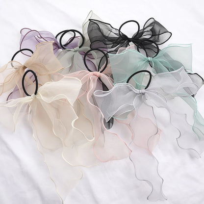 Lace Hair Rope Girls Streamer Elastic Hair Bands