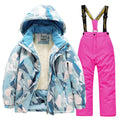 Thick Waterproof Printed Warm Snow Suits for Kids childrensterritory