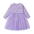 Girls Long Sleeves Floral Princess Mesh Dresses childrensterritory