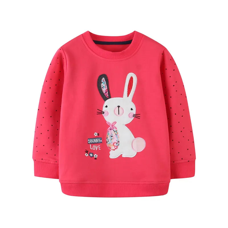 Kids Cartoon Print Long Sleeve Sweatshirts childrensterritory