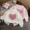 Warm Love Knitting Little Girls Sweater childrensterritory