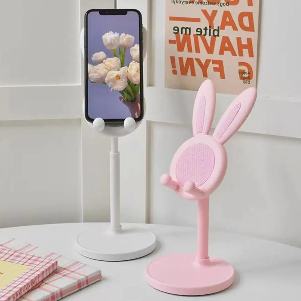 Adjustable Rabbit Cartoon Design Cell Phone Stand
