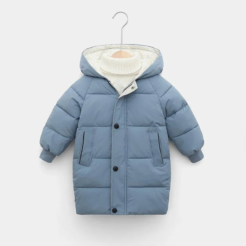 Kids Boys Girls Thick Warm Down Padded Jacket