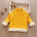 Kids Boy Girl Thick Knitted Turtleneck Sweaters childrensterritory