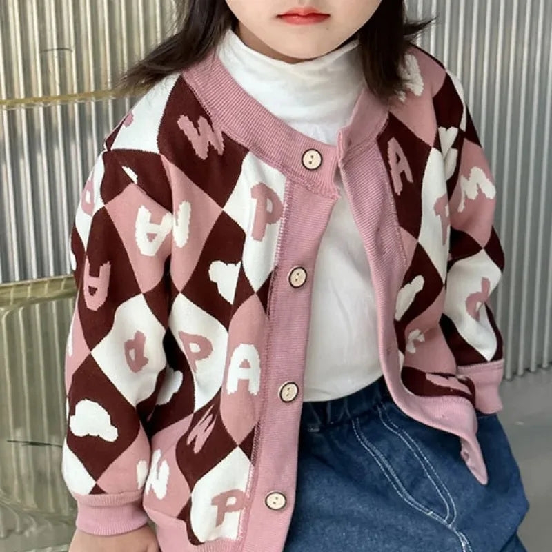 Kids Printed Warm Casual Sweaters For Winters