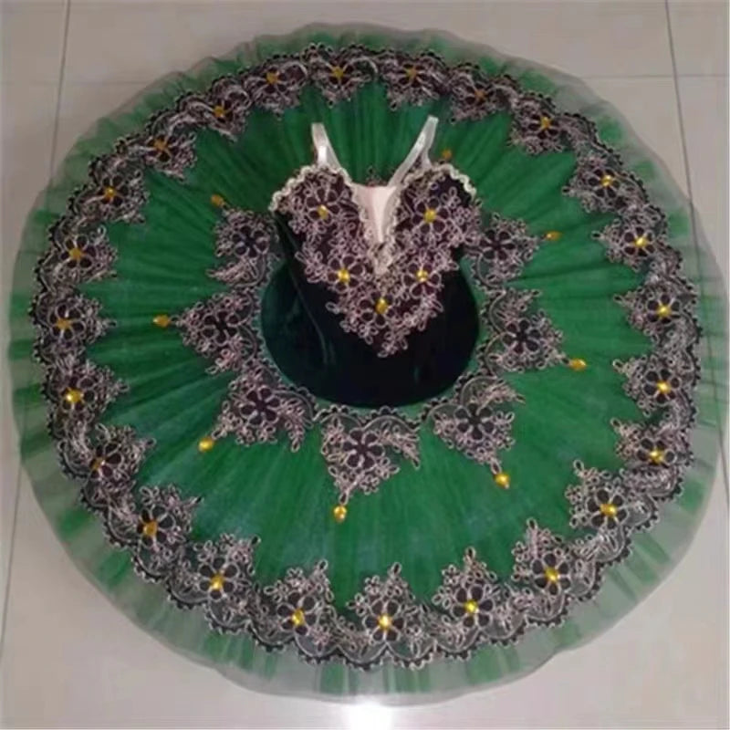 Professional Ballet Tutu Dress with Embroidery for Women and Girls childrensterritory