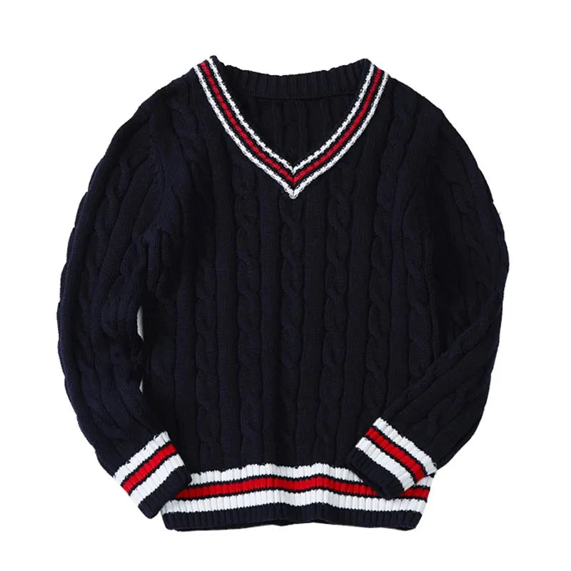 Mink Velvet Warm Knitted Sweaters for Kids Boys and Girls childrensterritory