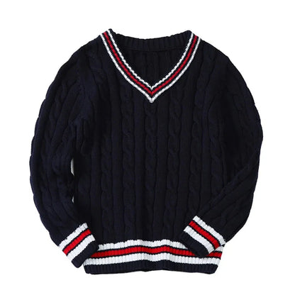 Mink Velvet Warm Knitted Sweaters for Kids Boys and Girls childrensterritory