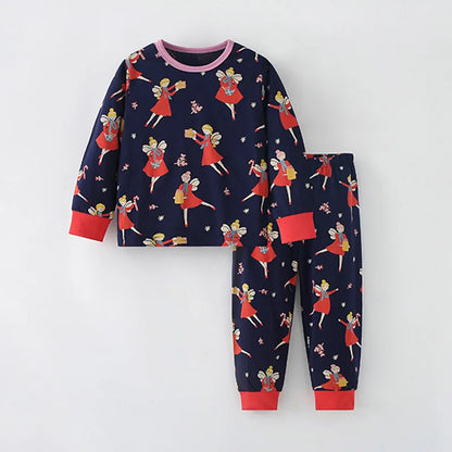 Kids Cartoon Design Cotton Sleepwear Sets childrensterritory