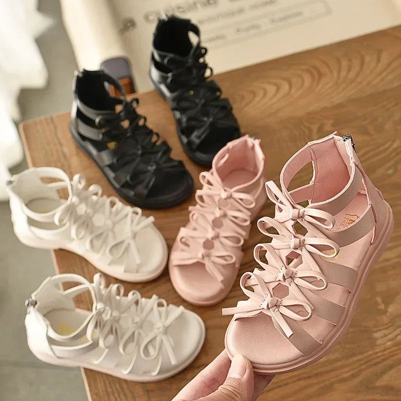 Kids Girls Roman Style Princess Sandals Casual Shoe