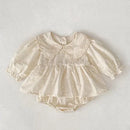 Baby Kids Long Sleeves Lace Design Christmas Party Costumes childrensterritory
