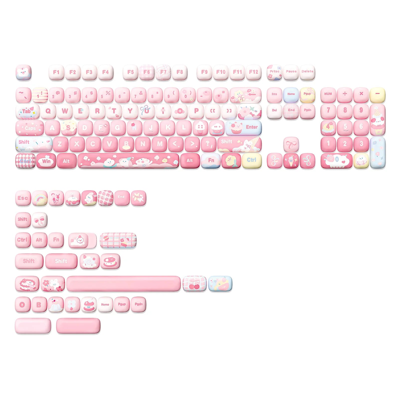 Colorful Cartoon Design Gaming keyboards childrensterritory