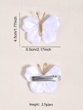 Gradient Butterfly Hair Clip Hair Accessories for Girls childrensterritory