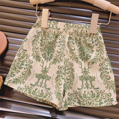 Floral Print Kids Girls Summer Clothing Set childrensterritory