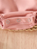 Solid Long Sleeve Baby Boy Girl Sweatshirt Bodysuits