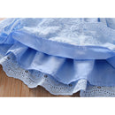 Little Girls Hollow out Lace Princess Tutu Party Dress for Summer childrensterritory
