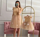 Mother Daughter Matching Tulle Birthday Party Gowns