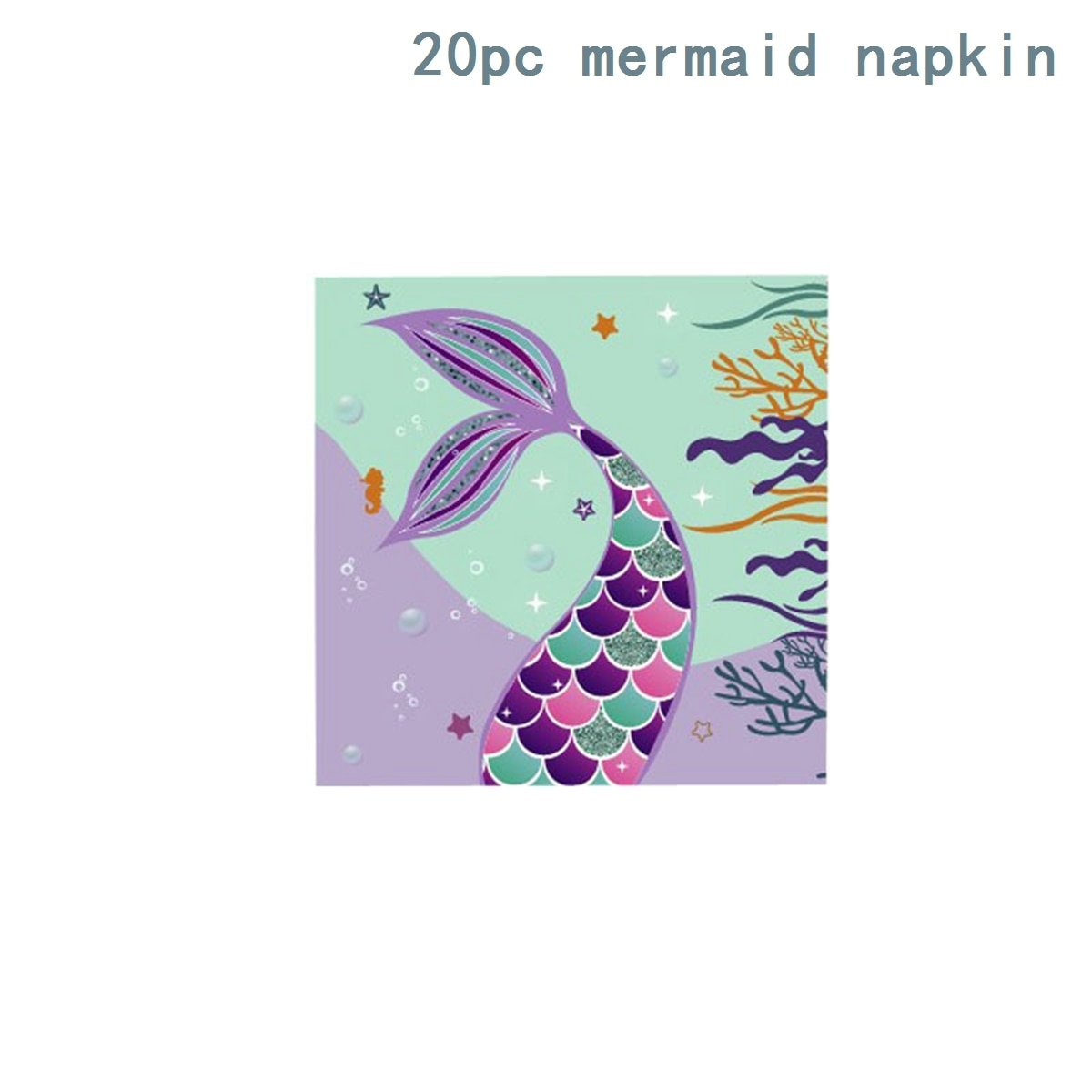 Under The Sea Theme Bubble Garlands, Seagrass, Seahorses Decor Supplies childrensterritory