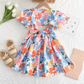 Kids Girls Floral Summer Fashion Dresses childrensterritory