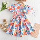Kids Girls Floral Summer Fashion Dresses childrensterritory