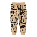 Kids Boys Full Length Animals Print Sweatpants childrensterritory