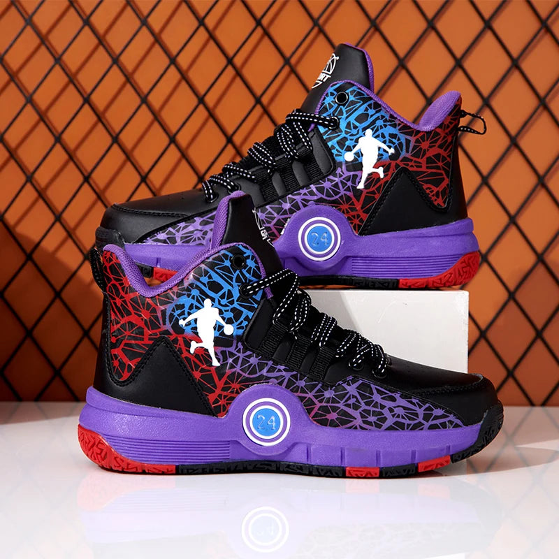 Kids Basketball Shoes, Sports Sneakers for Boys and Girls