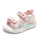 Cartoon Design Soft Shining Summer Sandals For Girls childrensterritory