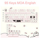 Dessert Cat Theme 95 Keycaps Kit for Mechanical Keyboard childrensterritory