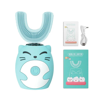 Automatic USB Rechargeable Kids U Shape Toothbrush childrensterritory