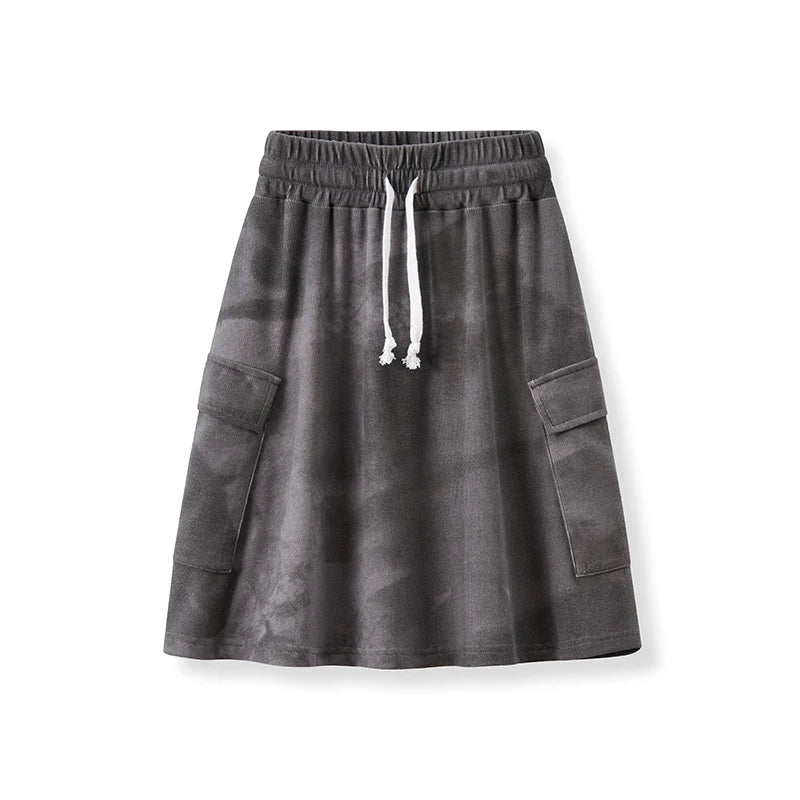 Ribbed Grey Melange Family Matching Clothing Sets childrensterritory