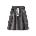 Ribbed Grey Melange Family Matching Clothing Sets childrensterritory