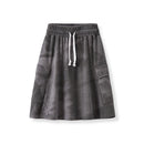Ribbed Grey Melange Family Matching Clothing Sets childrensterritory