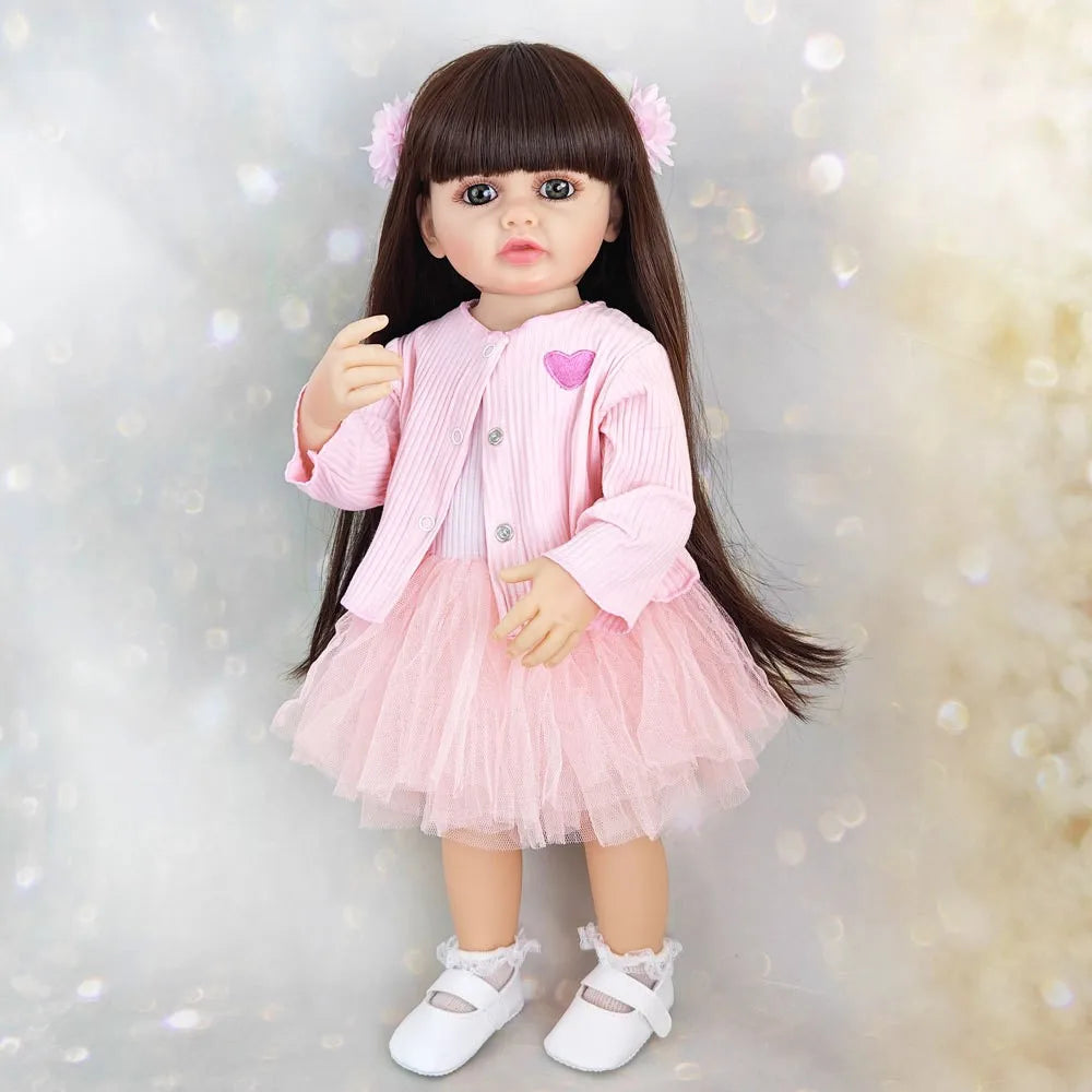 Soft Silicone Lifelike Girl Doll Birthday Gift childrensterritory