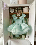 Sleeveless Bow Design Fluffy Girls' Birthday Party Dresses childrensterritory