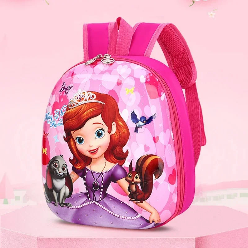 Cartoon Princess Design Kids Hard Shell Backpack for Girls/Boys childrensterritory