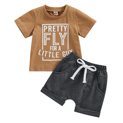 Baby Boys Short Sleeve Tops and Shorts Set for Summer childrensterritory
