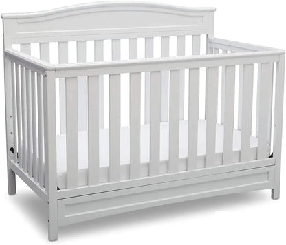 4-in-1 Convertible Baby Crib with Modern Design childrensterritory