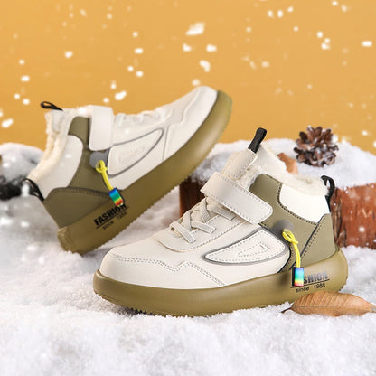 Waterproof Warm Plush Snow Sports Shoes for Kids childrensterritory