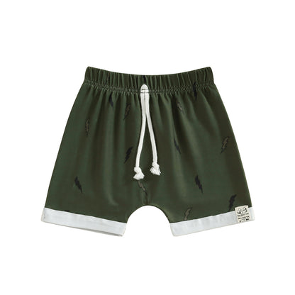 Baby Boy Elastic Waist Striped Summer Shorts childrensterritory