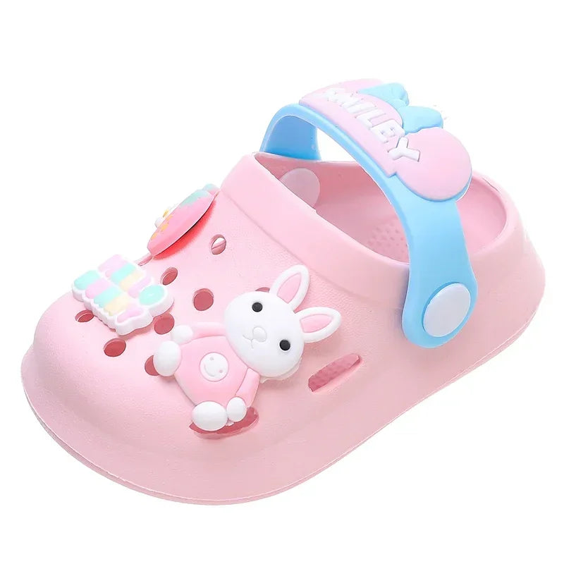 Non-Slip Soft Bottom Summer Cartoon Slippers For Baby