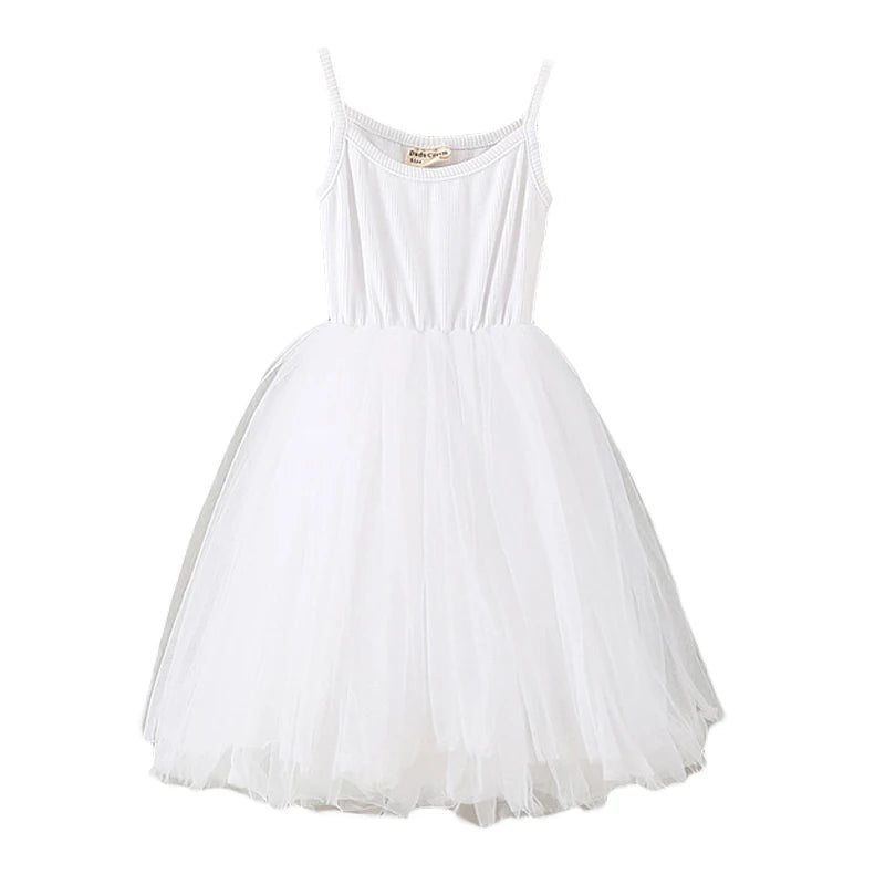 Sleeveless Puffy Cotton Tutu Dress For Baby Girls childrensterritory