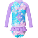Mermaid Unicorn Design Toddler Girls Tankini Swimwear childrensterritory
