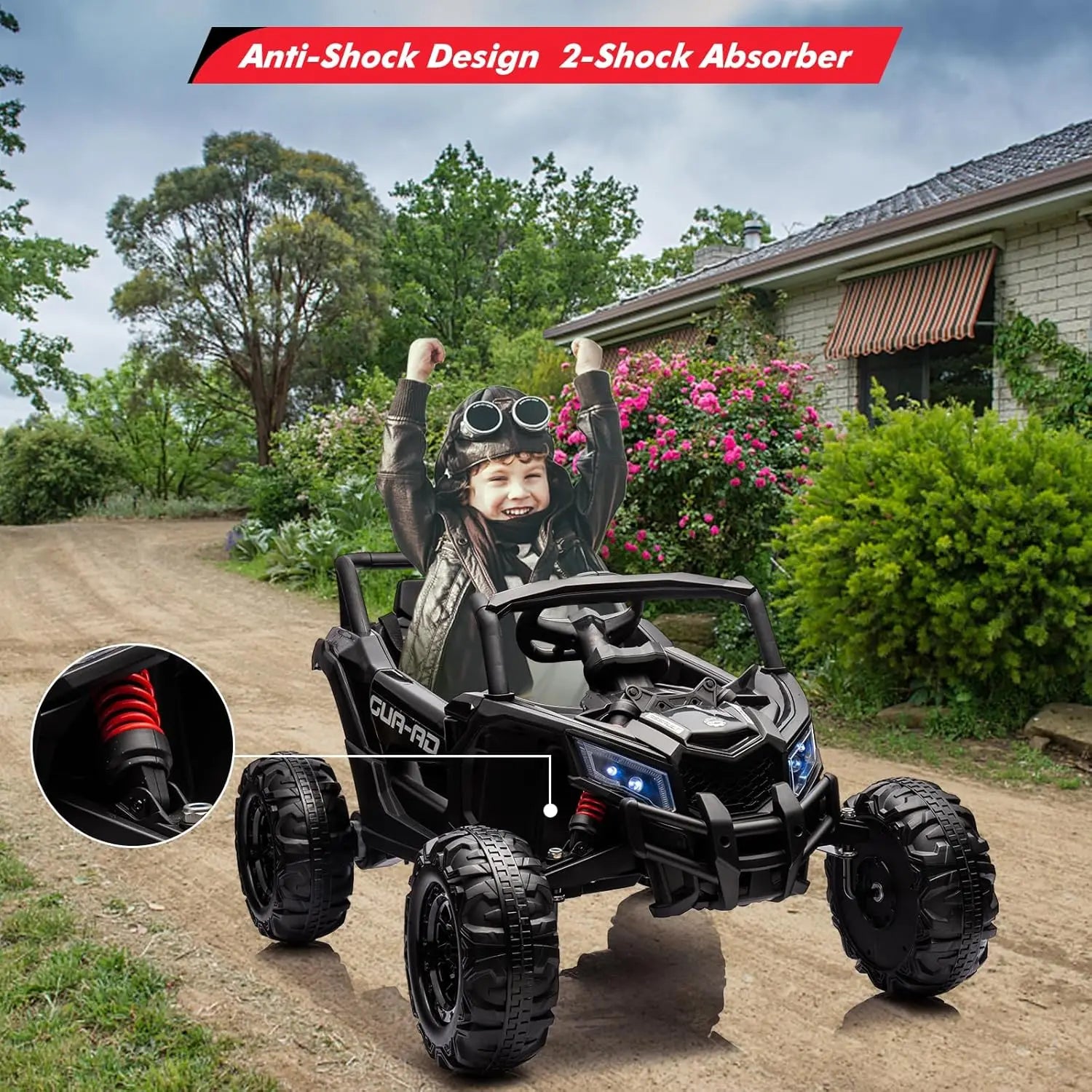 24V Kids Electric Ride-On UTV w/ Parents Remote Control