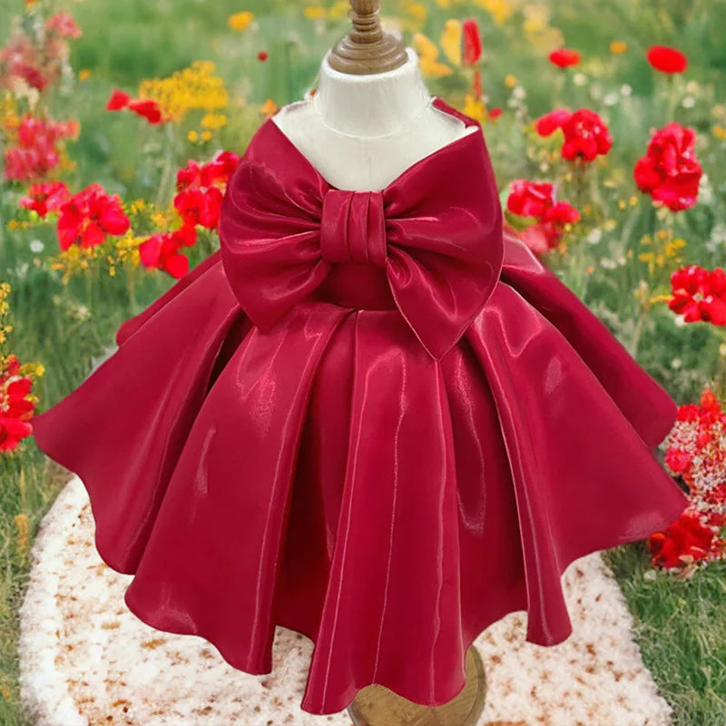 Big Bow Design BabyTutu Dresses for Birthday/Wedding/Christening