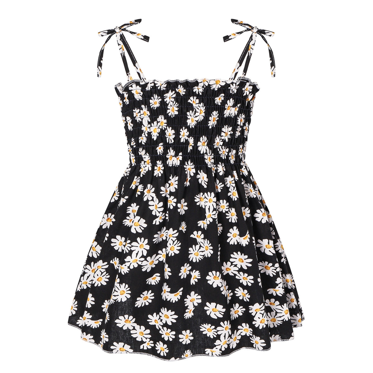 Kids Girl Sleeveless Floral Sling Summer Dresses childrensterritory
