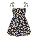 Kids Girl Sleeveless Floral Sling Summer Dresses childrensterritory