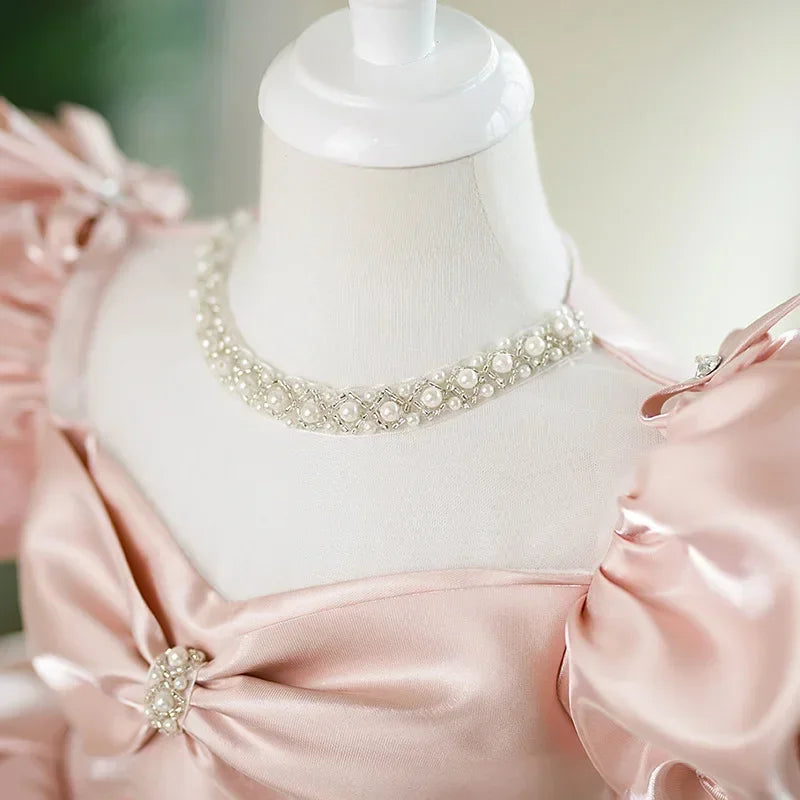 Elegant and Luxurious Kids Girls Princess Dress for Birthday childrensterritory