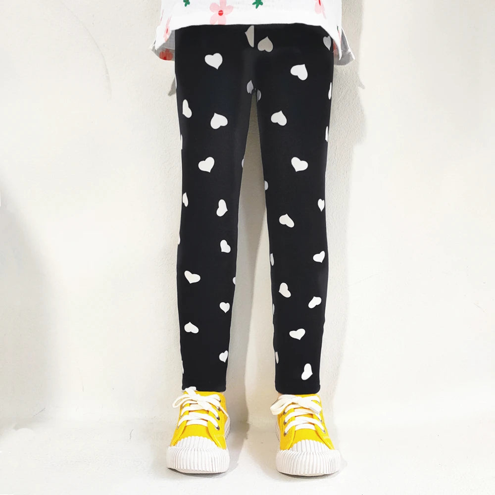 Kids Girl Floral Print Slim Fit Leggings/Trousers childrensterritory