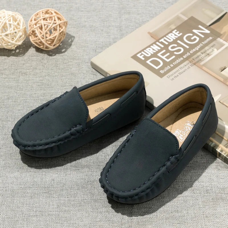 Kids Casual Breathable Leather Shoes for Spring Summer